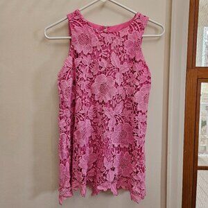 Women's Pink Sleeveless Top - Size XS